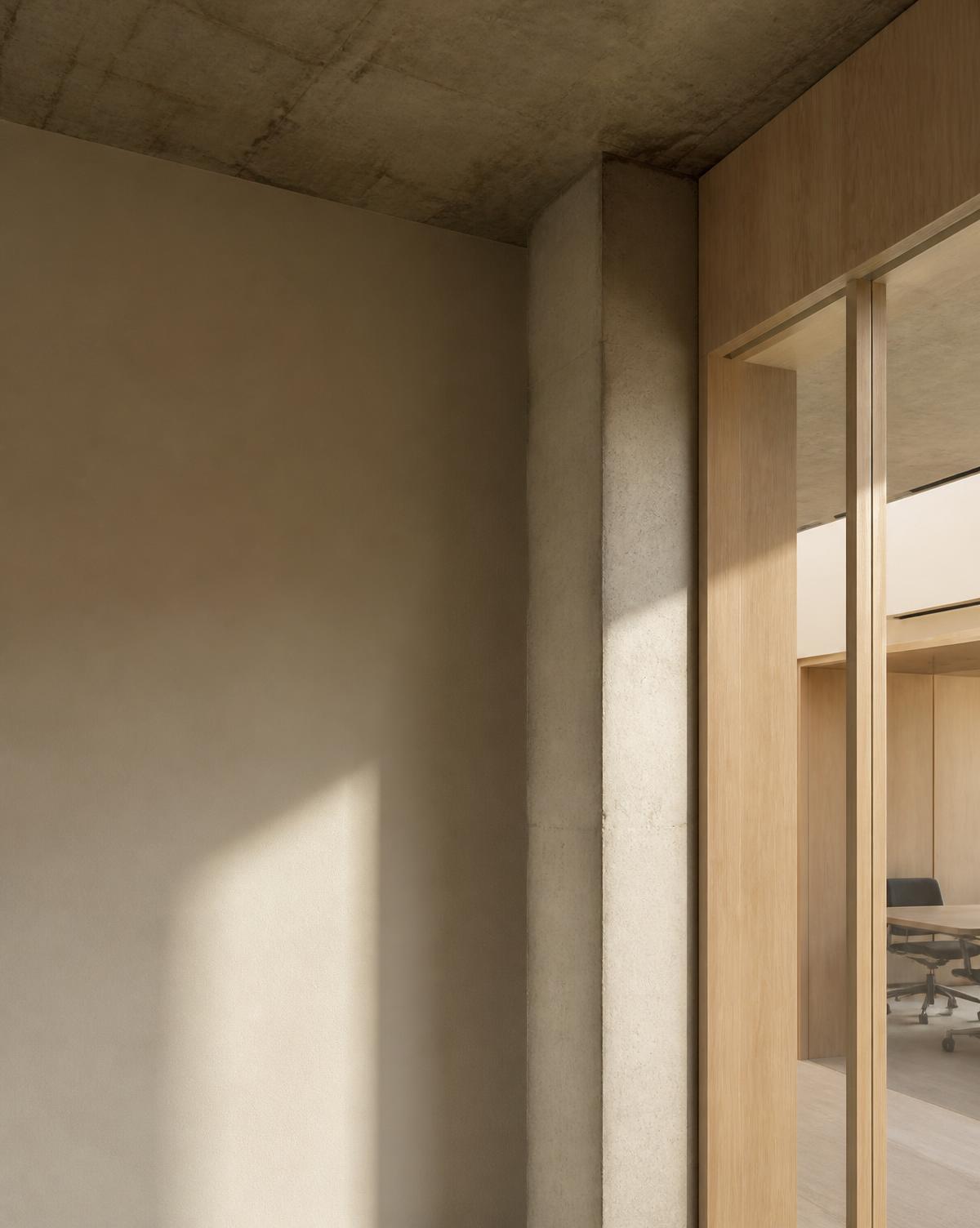 Détail architectural d'un bureau
